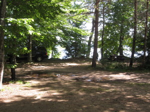 campsite 3 view through 1