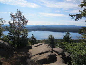 hill hike view