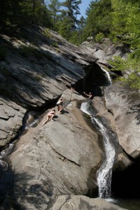 Vermont Swimming Hole scary climg